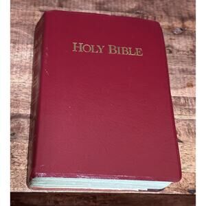 Red Holy Bible KJV Giant Print Riverside 702BG